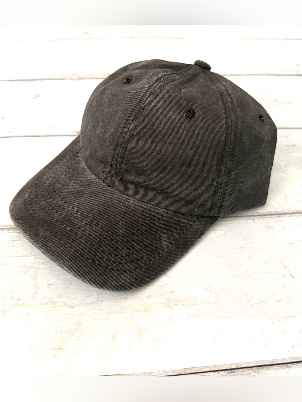 Madewell Washed 100% Cotton Brown Hat Baseball Cap Unisex Women’s Adj Size NEW
